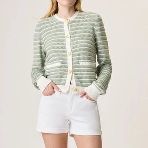 Rag & Bone Dylan White Denim Shorts